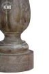 baza stylowej eleganckiej lampy drewnianej- postarzane drewno