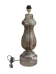 stylowa lampa bez abazura - widok z przodu