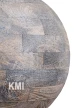 lampa z litego drewna kula
