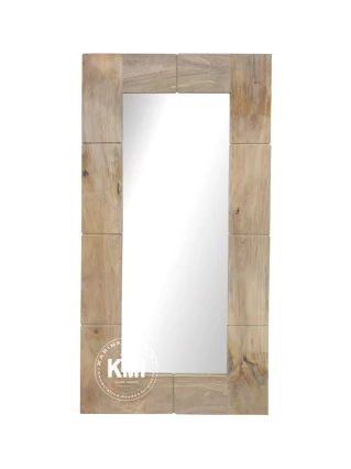lustro z drewna mango 120x60