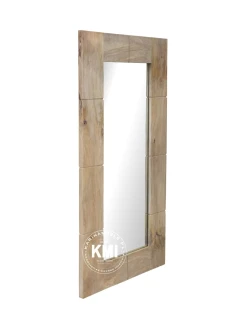 loftowe lustro z drewna mango 120x60
