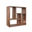 drewniany regał biurowy - biblioteczka z palisandru