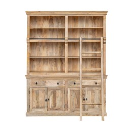 Duża Biblioteczka Oxford | Mebel Indyjskie z Drewna Mango