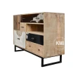 drewniana komoda do salonu Westport - industrialny design