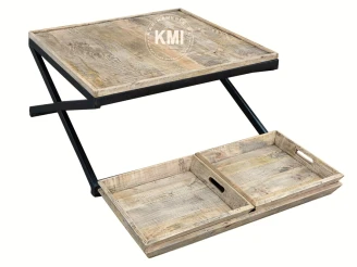 meble industrialne | stolik vintage Tray Table
