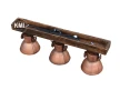 potrójna lampa loftowa