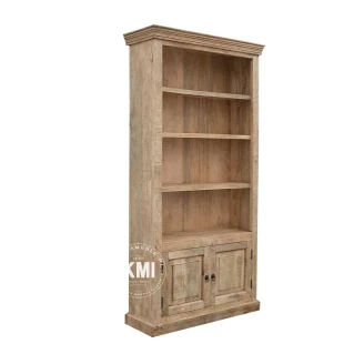 meble vintage drewniana biblioteczka regał MILFORD styl hampton