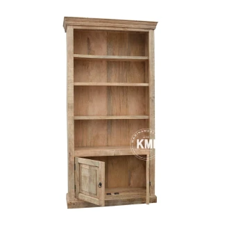 meble shabby chic drewniana biblioteczka regał MILFORD styl hampton