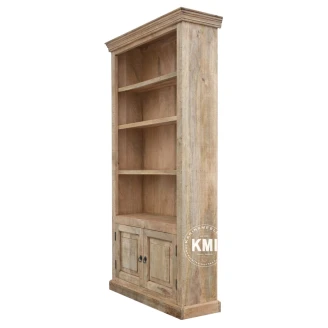 meble z drewna mango drewniana biblioteczka regał MILFORD styl hampton