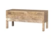 meble loftowe drewniane biurko Mango Desk RETI