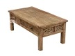 drewniane meble indyjskie do salonu - stolik Shanti 120x60