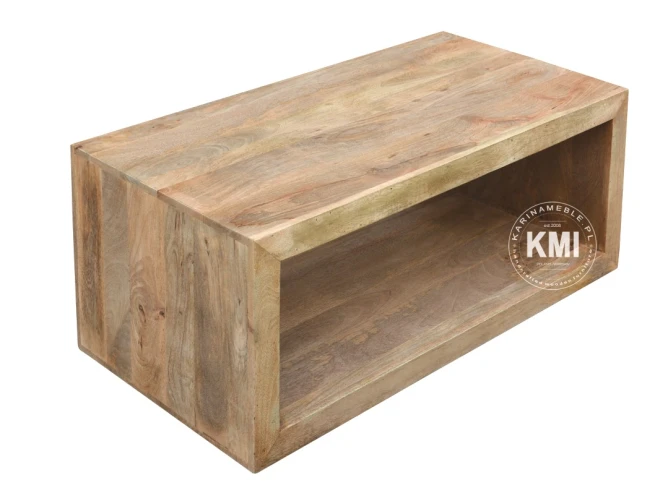 meble loftowe | stolik mango lite drewno 110 cm