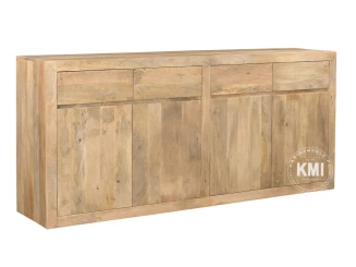 Nowoczesna Komoda Mango 200 cm z 4 Szufladami | Meble Drewniane