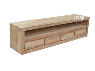nowoczesna szafka rtv mango 200 cm z szufladami meble drewniane do salonu