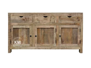 Rustykalna Komoda 150 cm z Postarzanego Mango | Meble Indyjskie