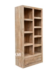Nowoczesna Biblioteczka Asymetryczna Mango 90cm | Meble Drewniane