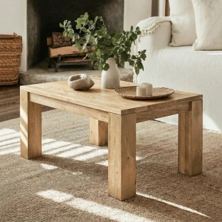 Nowoczesny stolik mango 90 cm | Meble Drewniane do Salonu
