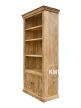 drewniana biblioteczka indyjska mandala widok boczny