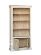 Półki w biblioteczce Hampton drewno przecierane styl shabby chic