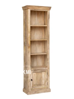 słupek biblioteczny rustykalny struktura drewna saw marks