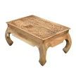 stolik opium 90x60 cm z litego drewna naturalny