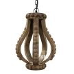 elegancka lampa drewniana postaerzana