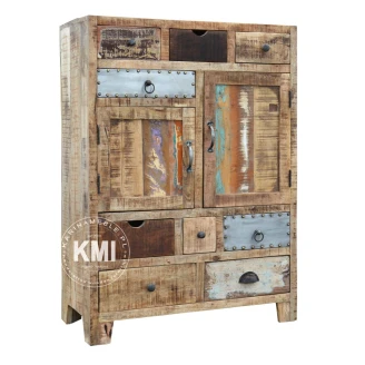 meble drewniane | wysoka komoda Lost in Time M-1015LIT