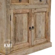 detal metalowych uchwyt rustykalne komody Milford 96 cm
