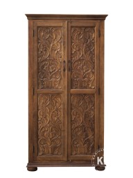 Szafa Rzeźbiona Pari z Drewna Mango 96 cm | Meble Indyjskie