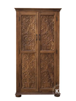 Szafa Rzeźbiona Pari z Drewna Mango 96 cm | Meble Indyjskie