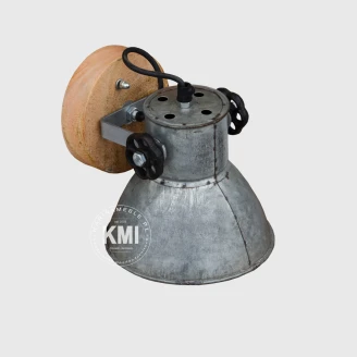 kinkiet do industrialnych wnętrz metalowy