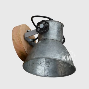 lampa industrialna kinkiet loftowy vintage natural postarzany metalowy