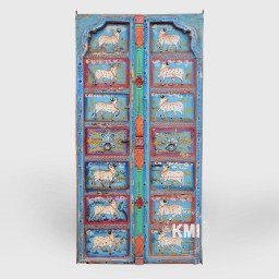 Panel ze Starych Drzwi Indyjskich Nandini 162 cm | Meble Orientalne