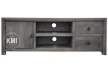 meble indyjskie | szara szafka rtv Smoke Grey