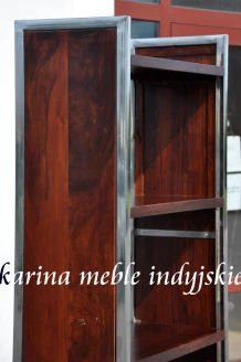 karina meble indyjskie - kolonialna biblioteczka