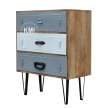 meble do sypialni | komoda z szufladami drewno metal Suitcases