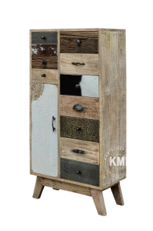 meble designerskie loftowa komoda drewno mango vintage