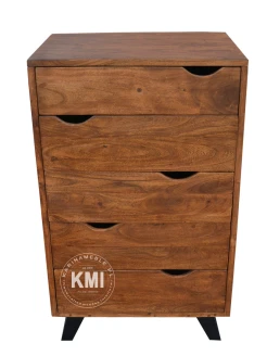 meble z akacji indyjskiej | komoda Organic Loft light walnut