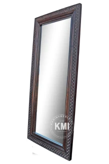 Indyjskie lustro rzeźbione 80×173 cm | meble indyjskie, drewniane, orientalne