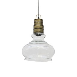 industrialna lampa szkło mosiądz