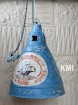 lampa w stylu marynistycznym | industrialna lampa Loft Colors M-4210 niebieska