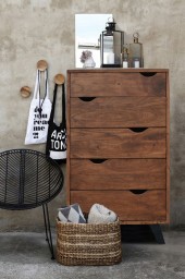 Komoda z szufladami Organic Loft – meble loftowe drewniane