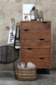 Komoda z szufladami Organic Loft – meble loftowe drewniane
