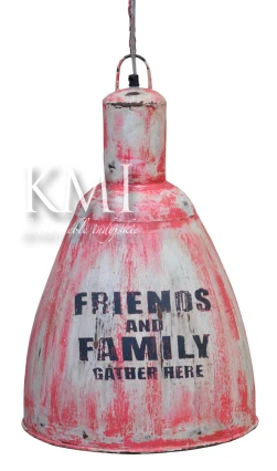 industrialna lampa  Loft Colors czerwona