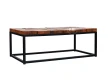 meble z litego drewna | stolik Organic Loft drewno metal