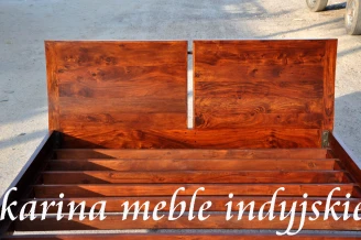 karina meble indyjskie - kolonialny łóżko
