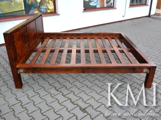 karina meble indyjskie - kolonialny łóżko z litego drewna palisander