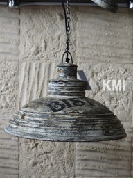 industrialna lampa  "Loft Colors" M-2718 szara