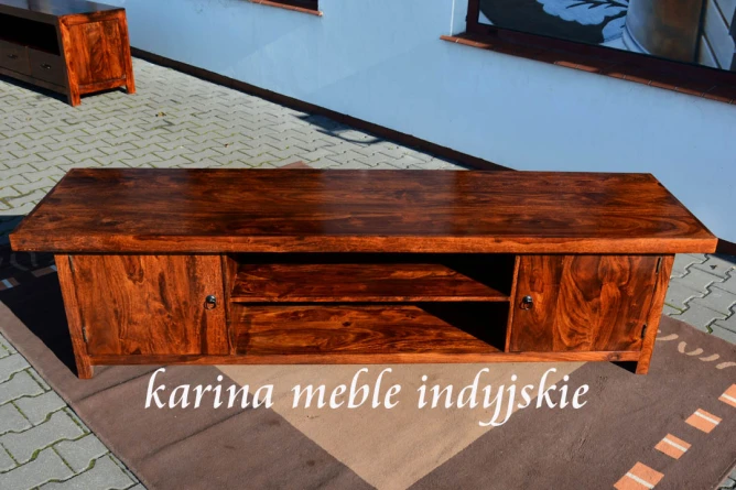 meble kolonialne - meble nowoczesne - szafka pod tv