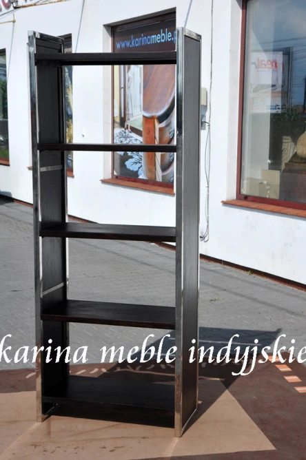 karina meble indyjskie - kolonialna biblioteczka